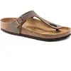 Image de Claquettes femme Birkenstock Gizeh BS Marron 41 Étroit 43753