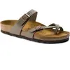 Image de Sandales Birkenstock Mayari Birko-Flor Birkibuc Gris 41 71071