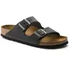 Image de Sandales Birkenstock Arizona Waxy Leather Noir 36 552111