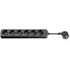 Image de Goobay Multiprise 6 prises (type F, CEE 7/3) - 5 m - Noir