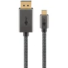 Image de Goobay Câble Textile USB-C / DisplayPort 1.2 (M/M) - 2 m