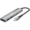 Image de Goobay Slim 4-port USB Hub (USB-C vers 2x-USB-C + 2x USB-A)