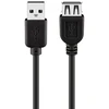 Image de Goobay Câble rallonge USB 2.0 Type-A (5 m) Noir