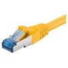 Image de Goobay Câble RJ45 catégorie 6a S/FTP 5 m (Jaune)