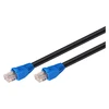 Image de Câble RJ45 étanche catégorie 6 U/UTP 75 m (Bleu et Noir)