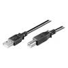 Image de Câble USB 2.0 Type AB (Mâle/Mâle) Noir - 0.25 m