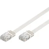 Image de Câble RJ45 plat catégorie 6 U/UTP 15 m (Blanc)