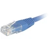 Image de Cordon RJ45 catégorie 6 U/UTP 0.25 m (Bleu)