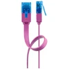 Image de Goobay Câble RJ45 Plat Cat 6a U/UTP 0.5 m (Magenta)