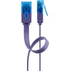 Image de Goobay Câble RJ45 Plat Cat 6a U/UTP 0.5 m (Violet)