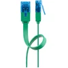 Image de Goobay Câble RJ45 Plat Cat 6a U/UTP 1 m (Vert)
