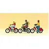 Image de Modélisme HO Figurines : Motocyclistes Preiser-PR10125