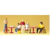 Image de Modélisme HO - Figurines : Etudiants et Artistes au café Preiser-PR10349