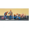 Image de Modélisme HO - Figurines : Egoutiers, barrage et bouche d'égout Preiser-PR10445