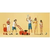 Image de Modélisme HO : Figurines - Jardiniers amateurs Preiser-PR10464
