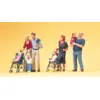Image de Modélisme HO - Figurines : Parents, enfants et poussettes Preiser-PR10494