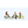 Image de Modélisme HO Figurines : Cyclistes à une intersection Preiser-PR10515