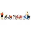 Image de Modélisme HO Figurines : Cycliste en pause Preiser-PR10659