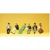 Image de Figurine H0 : Passagers assis Période 1900 PR12190