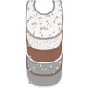 Image de Lot de 5 bavoirs en éponge Tiny Farmer Mouton bleu
