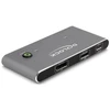 Image de DeLock Commutateur KVM USB-C vers DisplayPort avec 3 ports USB-A 2.0 - 2 ordinateurs (8K@30Hz)