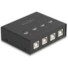 Image de DeLock Commutateur 4 PC vers 4 périphériques USB 2.0 avec 4 entrées USB-B / 4 sorties USB-A