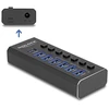 Image de DeLock Hub USB avec 1 port USB-C 3.1 + 2 ports USB-A 3.1 + 4 ports de chargement USB 3.0