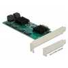 Image de DeLock Carte Contrôleur PCI Express vers 8 ports SATA 6 Gbps Low Profile