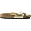 Image de Sandales femme Birkenstock Madrid Birko-Flor Doré 38 Étroit 1016107