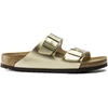 Image de Sandales femme Birkenstock Arizona Birko-Flor Doré 43 Étroit 1016111