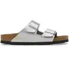 Image de Sandales femme Birkenstock Arizona Birko-Flor Argenté 39 1012282