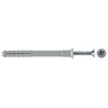Image de Chevilles à frapper nf - collerette large cheville à clou n 5 x 30/5 f fixation courante 1 boîte(s) de 100 pièce(s) intérieur, extérieur nylon de 5 à