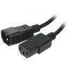 Image de Rallonge d'alimentation pour PC, moniteur et onduleur (5 m) - (coloris noir)