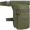 Image de Sacoche de jambe Brandit Side kick Molle Vert TU 8063-1