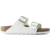 Image de Sandales Birkenstock Arizona Birko-Flor Patent Blanc 42 1005293