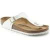 Image de Sandales femme Birkenstock Gizeh BS Birko-Flor Patent Blanc 38 1005299