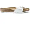 Image de Sandales femme Birkenstock Madrid Birko-Flor Patent Blanc 38 1005309