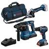 Image de Pack 3 outils 18v 4ah 1 pack(s) pack 3 outils 18v 4ah - bosch
