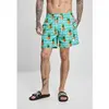Image de Short de bain Urban Classics pattern (grandes tailles) Bleu 4XL TB2679-02657_U