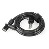 Image de Antivol câble spiral XLC Lo-l14 2502322000 Noir 8 mm/180 cm