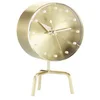 Image de VITRA Horloge Tripod Clock (laiton) or