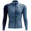 Image de Maillot manches longues Bombtrack Grids And Guides A100000488 Bleu S