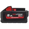Image de Batterie m18 hb5.5 high output  18v 5.5ah 1 unité(s) batterie m18 hb5.5 high output  18v 5.5ah 18 v 5.5 ah - milwaukee