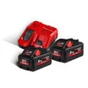 Image de Pack nrj 18v, 5.5 ah high-output red 1 pièce(s) pack nrj 18v, 5.5 ah high-output red - milwaukee