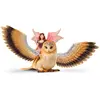 Image de Figurines Bayala : Elfe à dos de chouette scintillante Schleich-70789