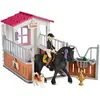 Image de Figurine Horse Club : Box avec Tori & Princesse Schleich-42437