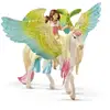 Image de Figurines Bayala : Fée Surah avec un pégase scintillant Schleich-70566