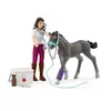 Image de Mini Monde – Mme Kramer et son poulain Schleich-42752