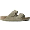 Image de Sandales femme Birkenstock Arizona Suede Vert 38 Étroit 1019088