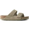 Image de Sandales femme Birkenstock Arizona Suede Vert 42 Étroit 1019088